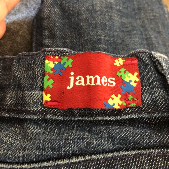 Dry Age Jeans baby james jeans pink crystal bandit Size 4 bling - Picture 4 of 12